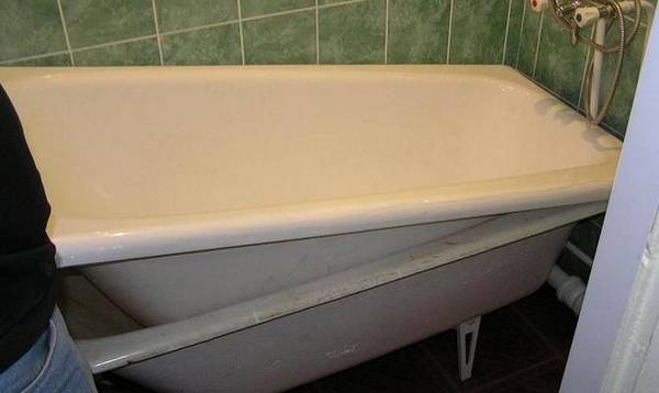 Что собой представляет акриловый вкладыш в ванну? - фото
