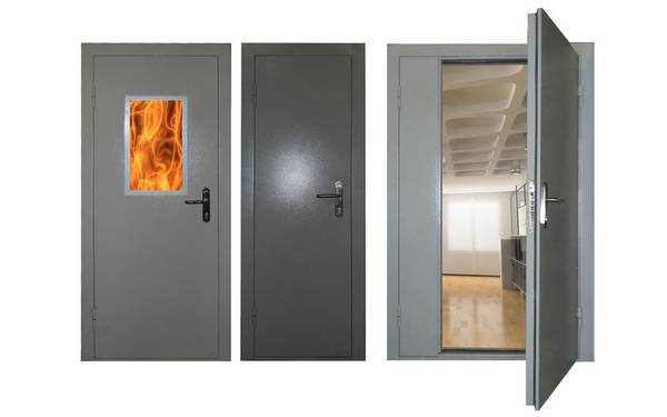 Как выбрать металлические противопожарные двери - фото