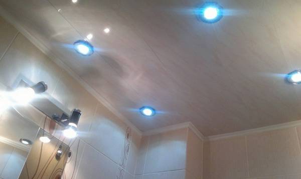 Какие бывают точечные светильники для ванной комнаты с фото