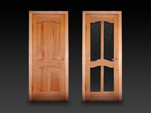 Деревянные межкомнатные двери на заказ по своим размерам - фото